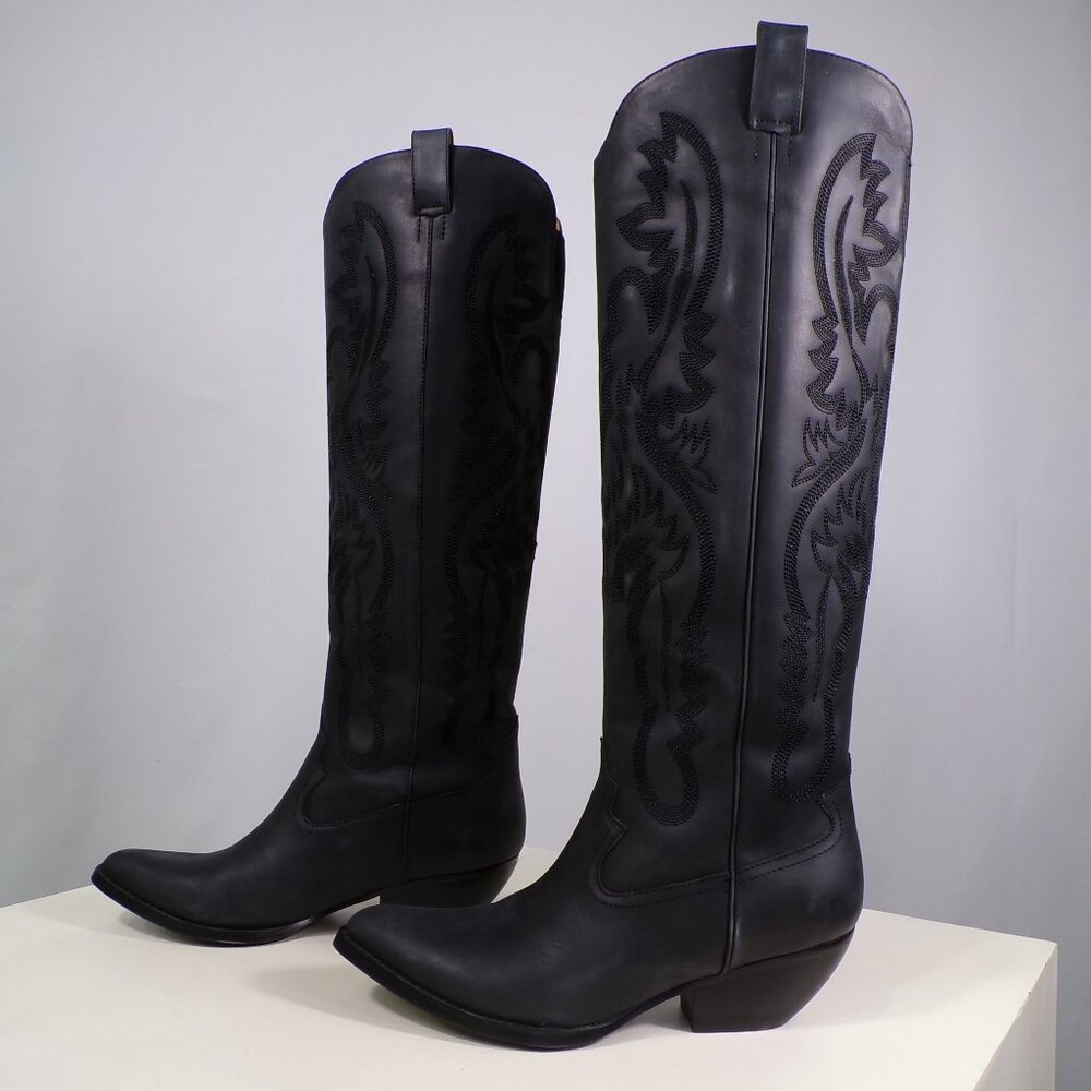 Jeffery Campbell Calvera 2K Western Knee High Boot